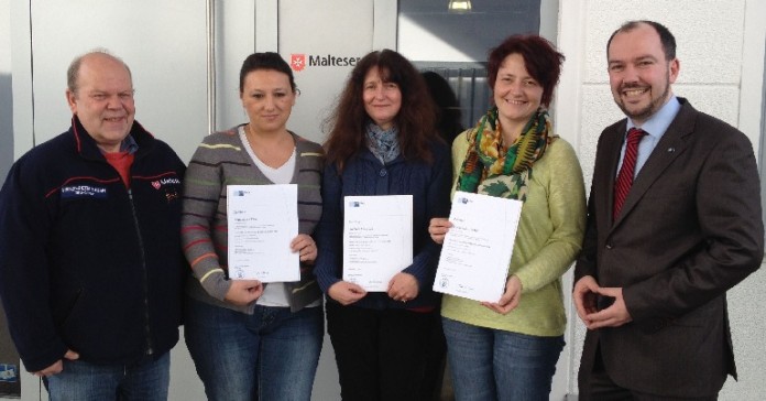 Heinz-Peter Sauer, Malgorzata Klose, Stefanie Marschall, Jessica Nahm-Wilker, Martin Holaus. Frau Kugelstadt war zum Fototermin leider verhindert.